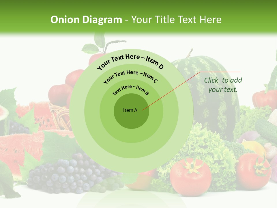 Freshness Isolated Juicy PowerPoint Template