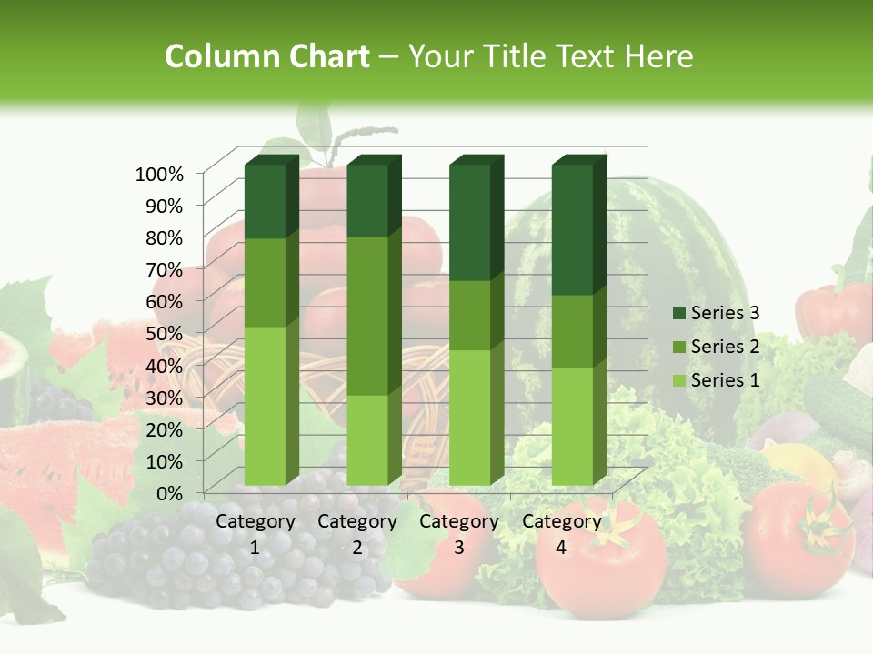 Freshness Isolated Juicy PowerPoint Template