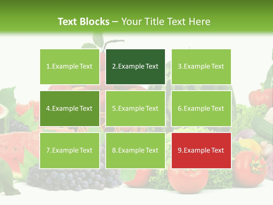 Freshness Isolated Juicy PowerPoint Template