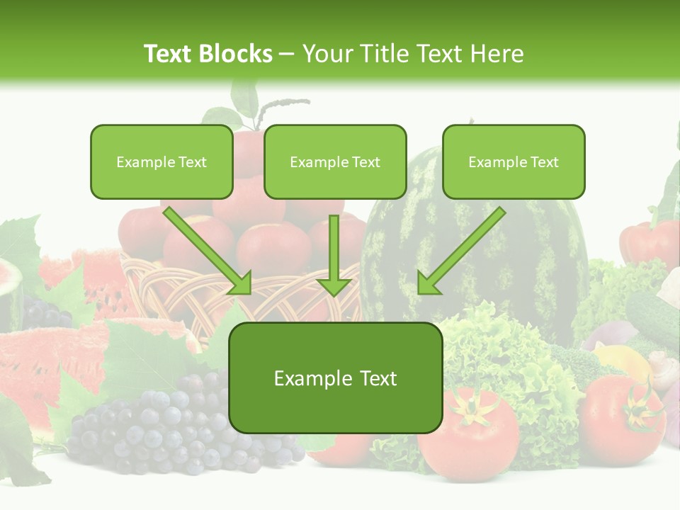 Freshness Isolated Juicy PowerPoint Template
