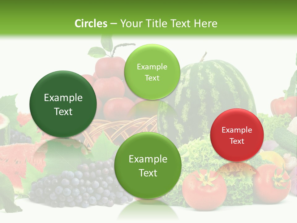 Freshness Isolated Juicy PowerPoint Template