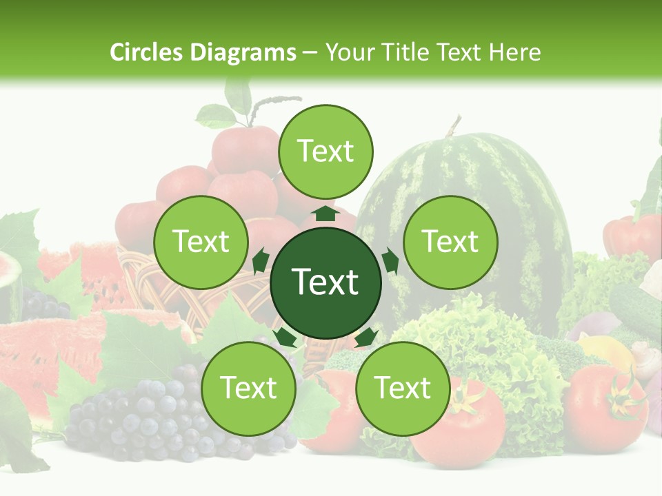 Freshness Isolated Juicy PowerPoint Template