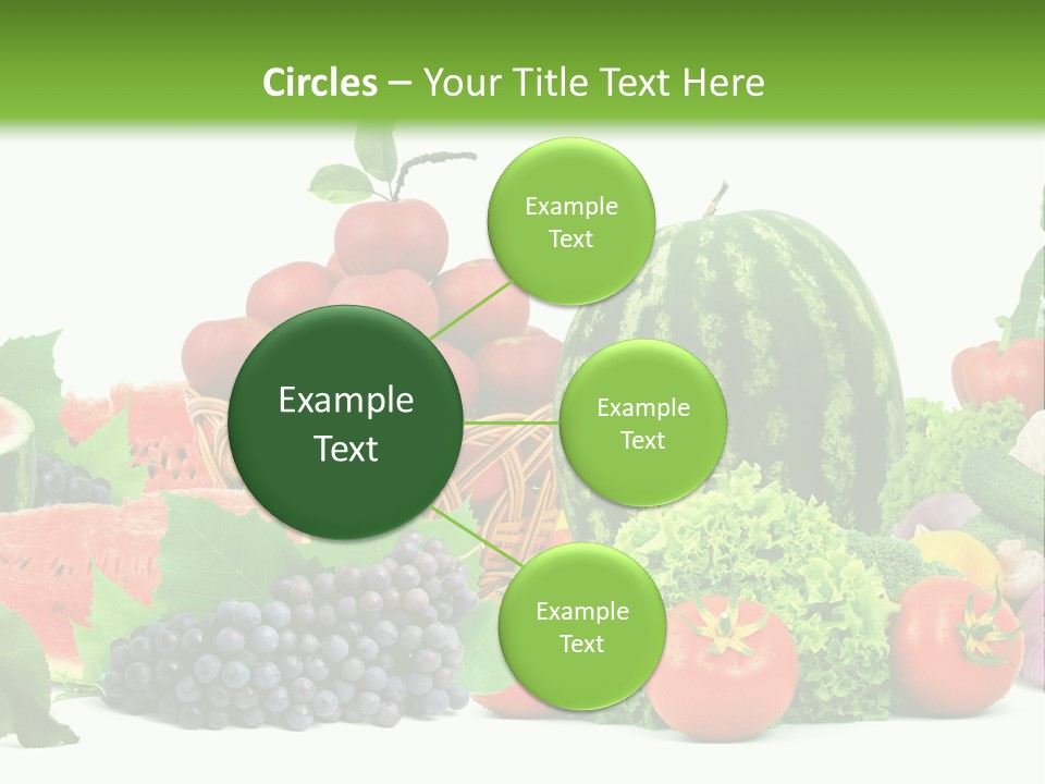 Freshness Isolated Juicy PowerPoint Template