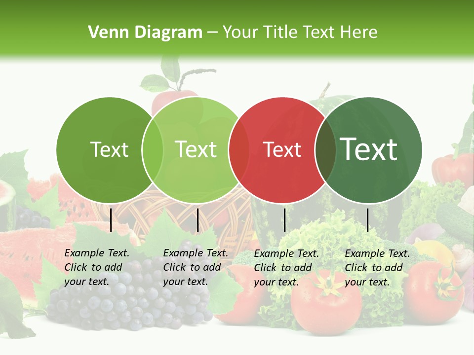 Freshness Isolated Juicy PowerPoint Template