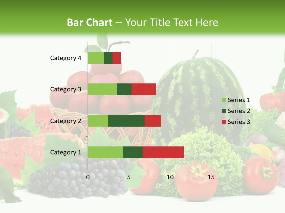 Freshness Isolated Juicy PowerPoint Template