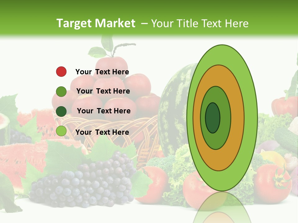 Freshness Isolated Juicy PowerPoint Template