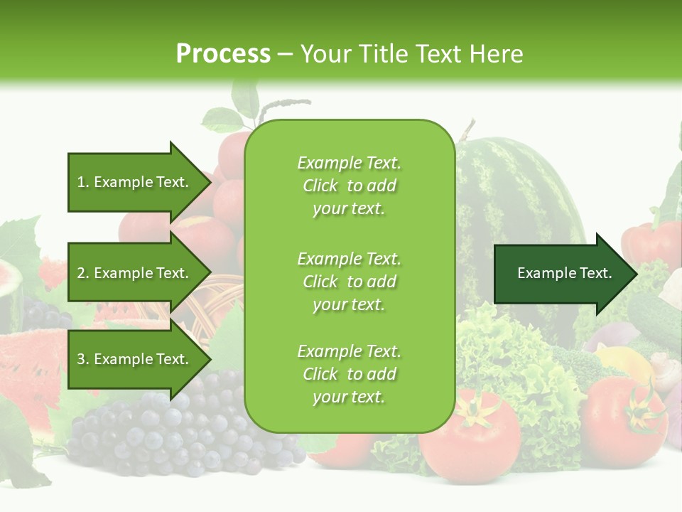 Freshness Isolated Juicy PowerPoint Template