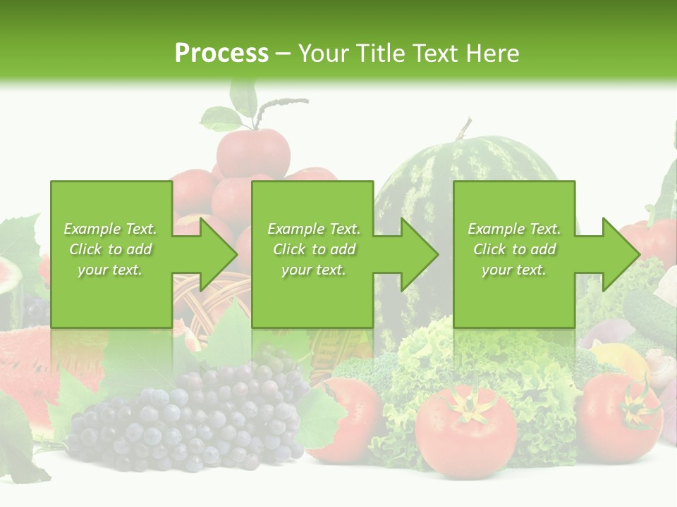 Freshness Isolated Juicy PowerPoint Template