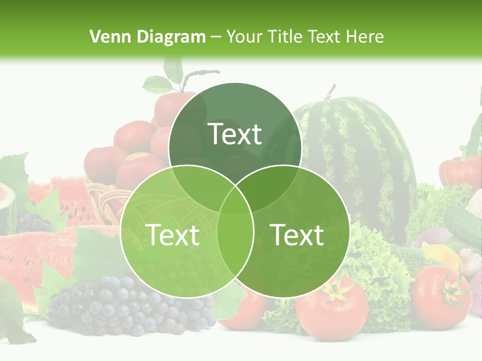 Freshness Isolated Juicy PowerPoint Template