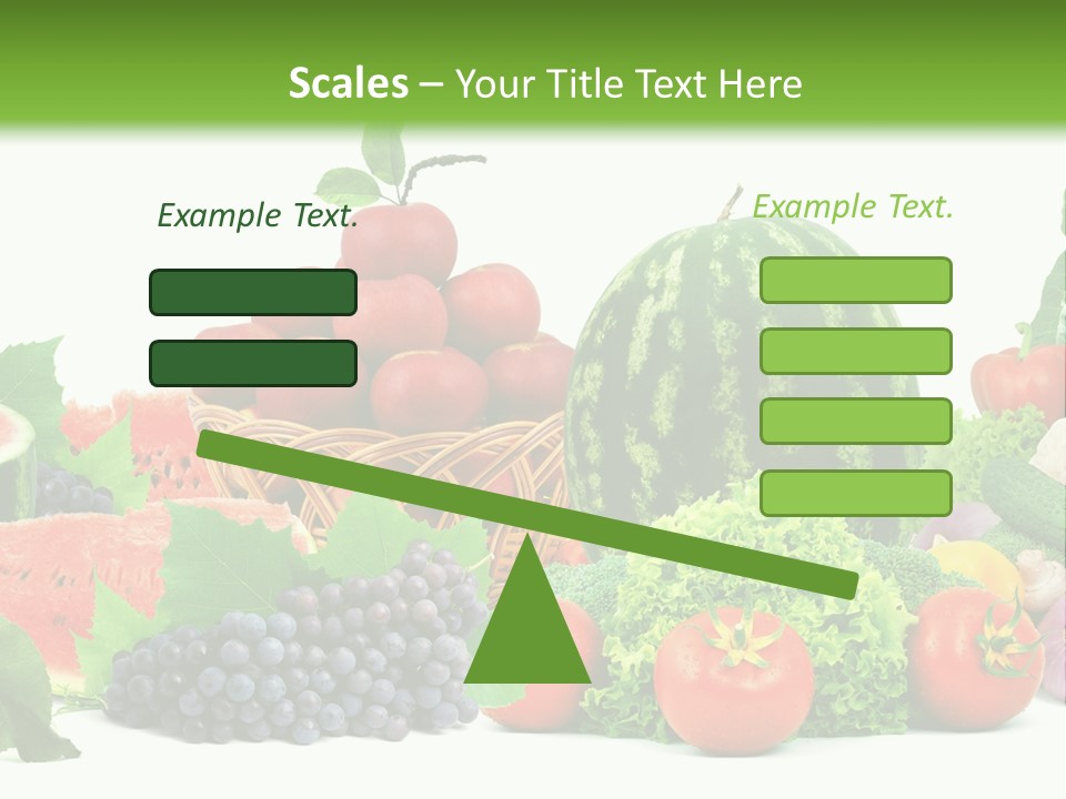 Freshness Isolated Juicy PowerPoint Template