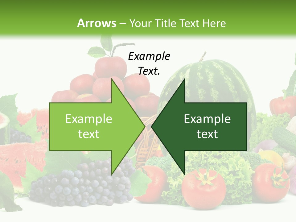 Freshness Isolated Juicy PowerPoint Template