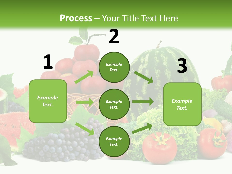 Freshness Isolated Juicy PowerPoint Template