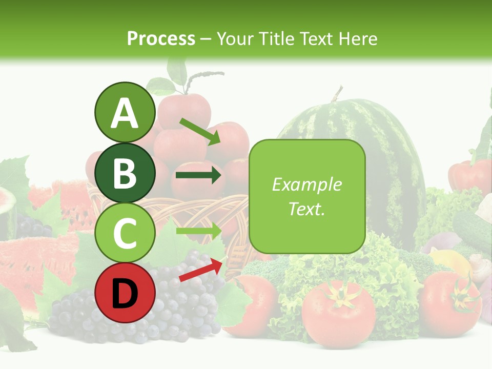 Freshness Isolated Juicy PowerPoint Template