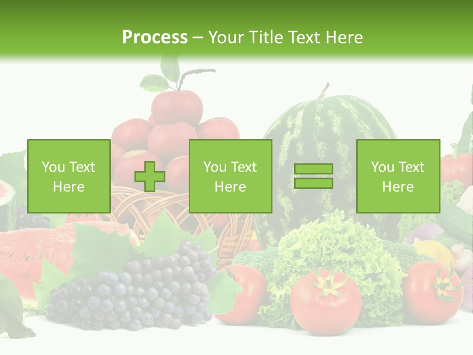 Freshness Isolated Juicy PowerPoint Template