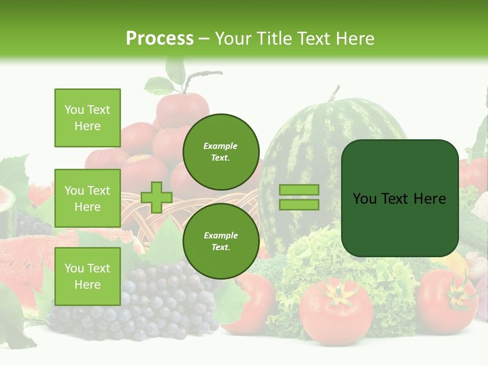 Freshness Isolated Juicy PowerPoint Template