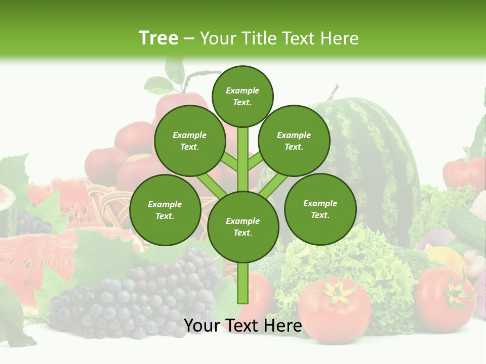 Freshness Isolated Juicy PowerPoint Template