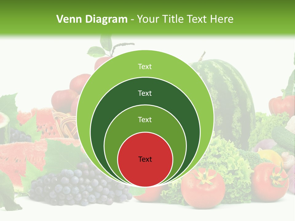 Freshness Isolated Juicy PowerPoint Template