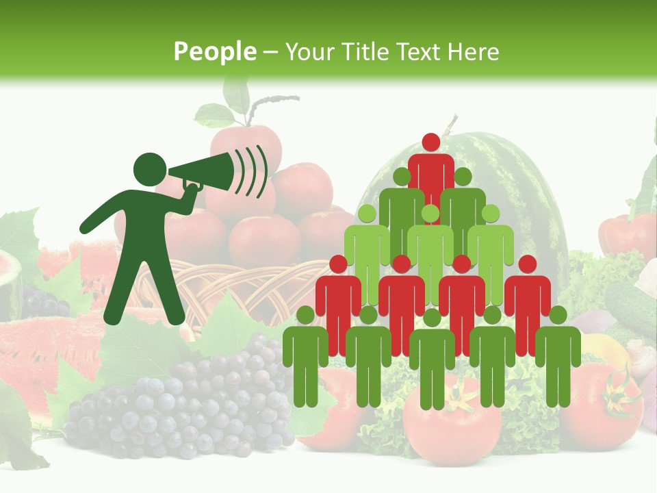 Freshness Isolated Juicy PowerPoint Template