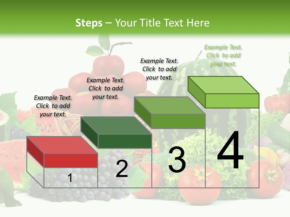 Freshness Isolated Juicy PowerPoint Template