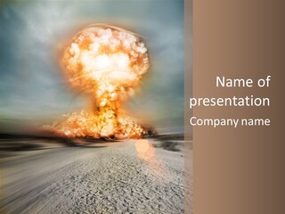 Atom Power Motion PowerPoint Template