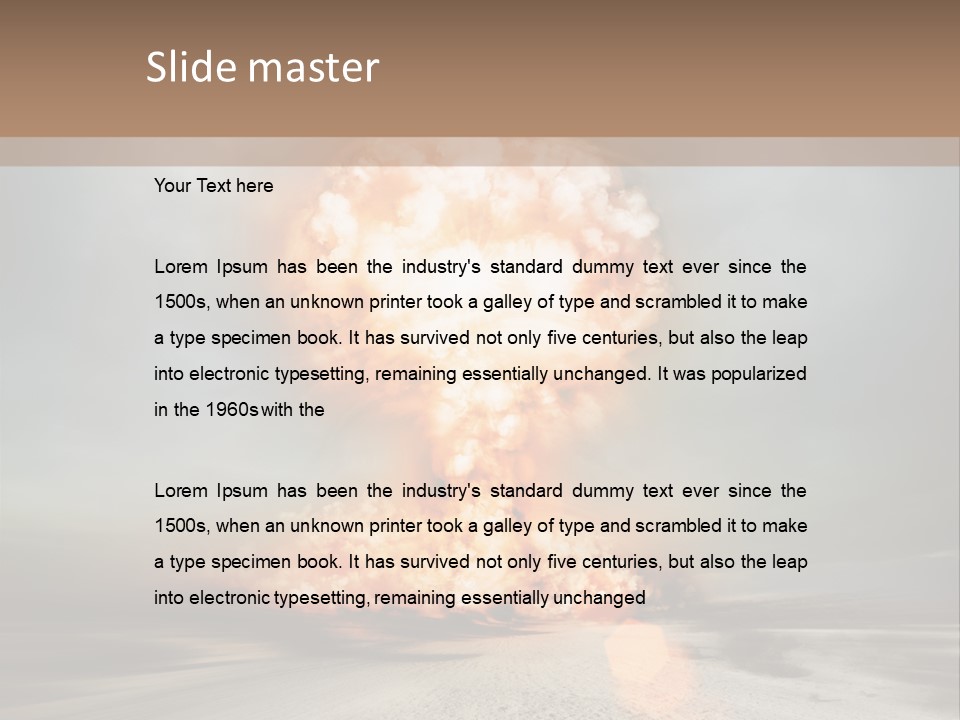 Atom Power Motion PowerPoint Template