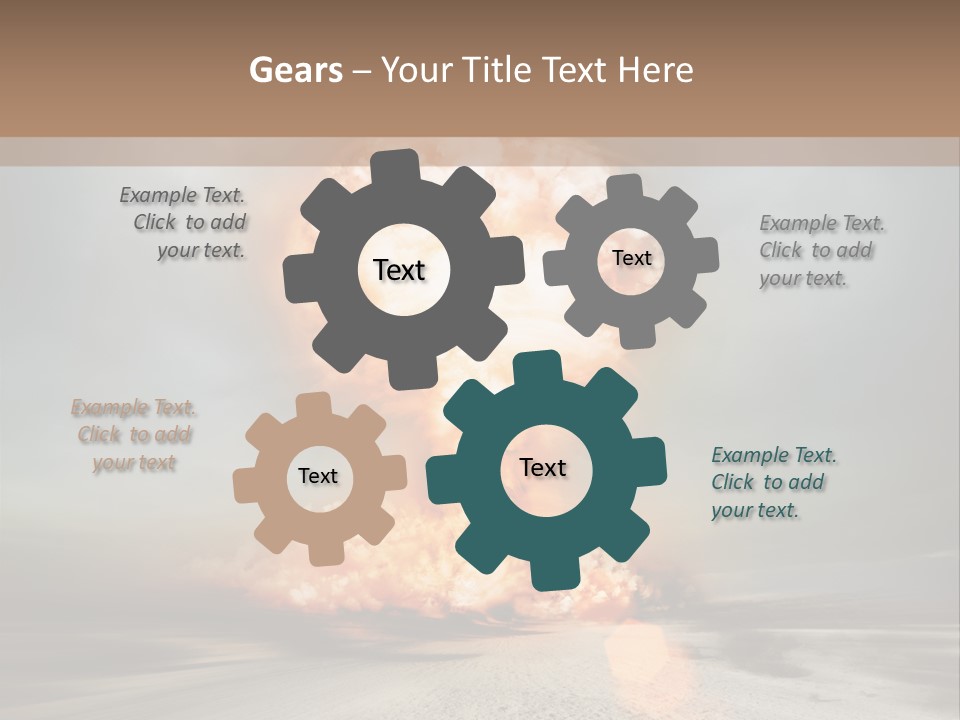 Atom Power Motion PowerPoint Template