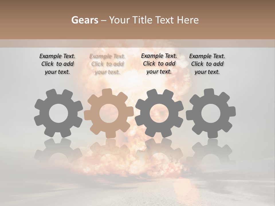 Atom Power Motion PowerPoint Template