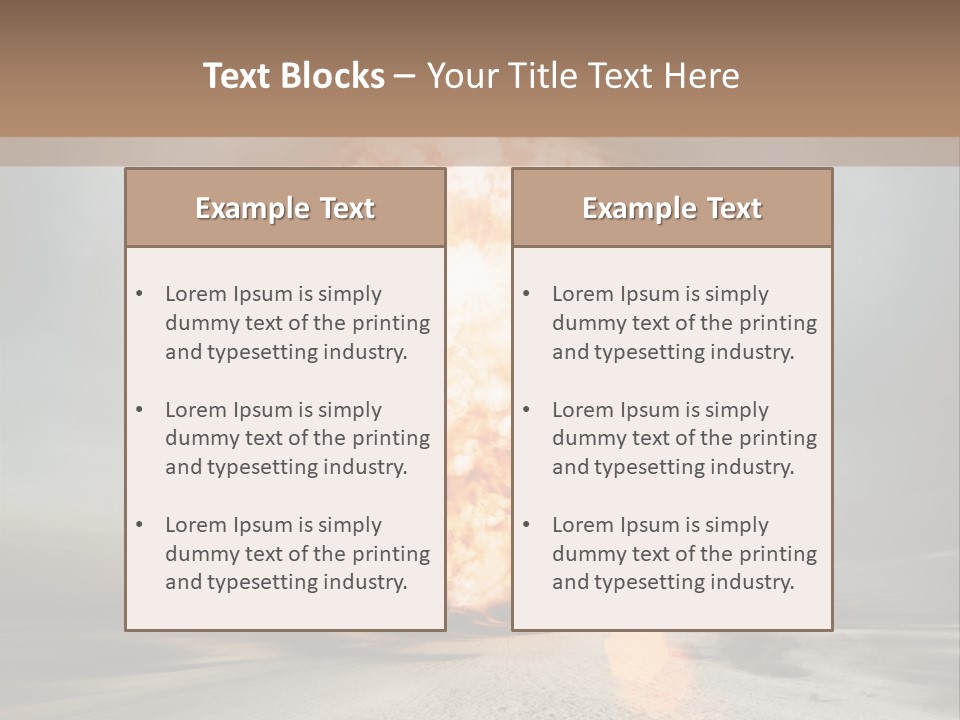 Atom Power Motion PowerPoint Template