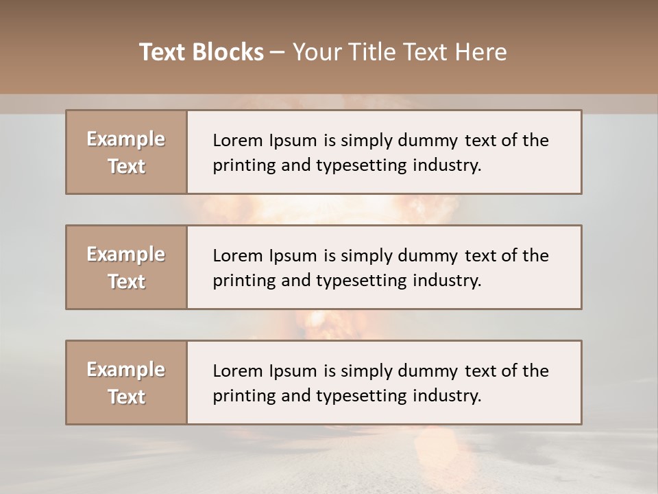 Atom Power Motion PowerPoint Template