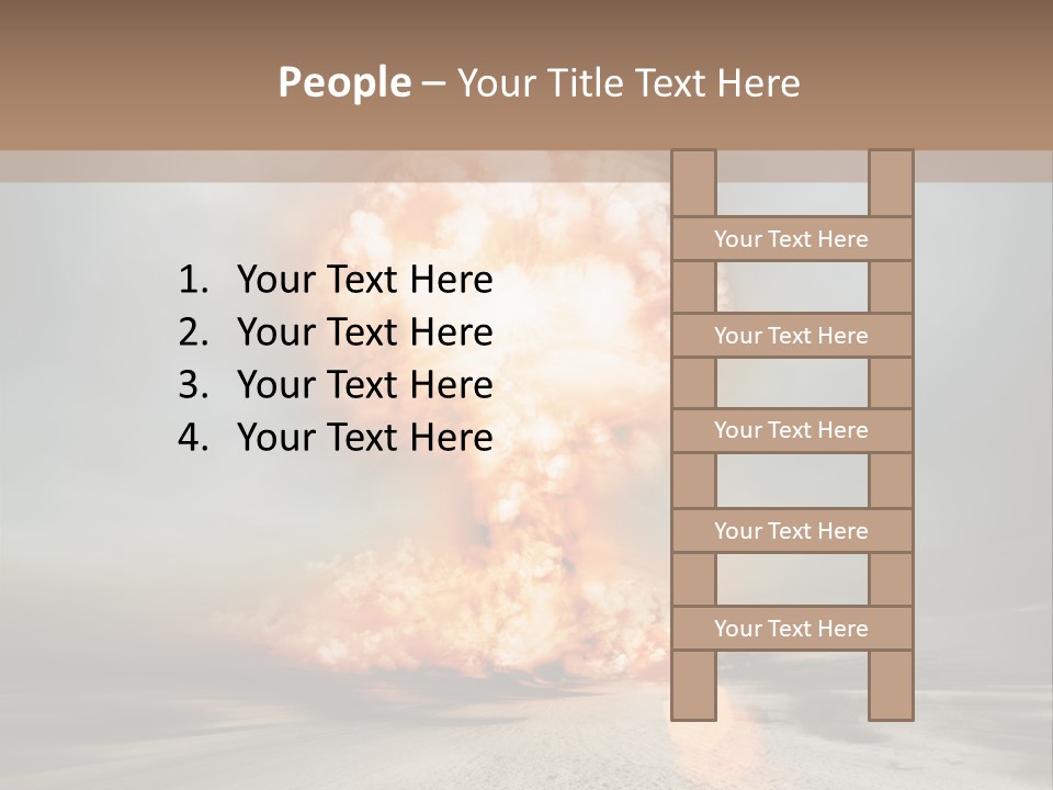 Atom Power Motion PowerPoint Template