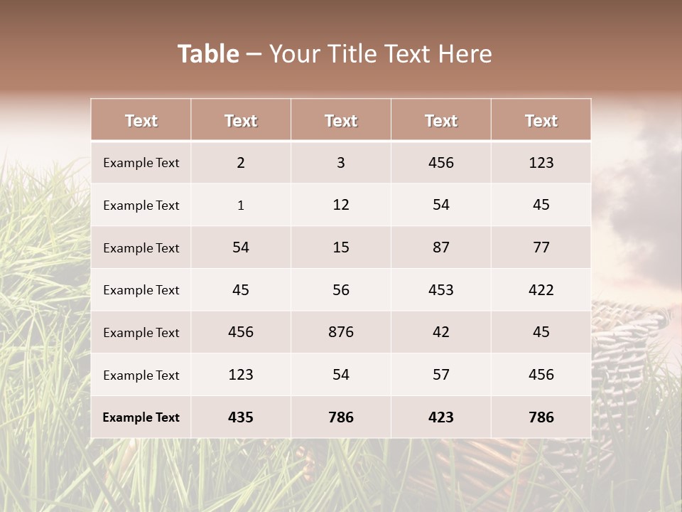 Agriculture Evening Growth PowerPoint Template