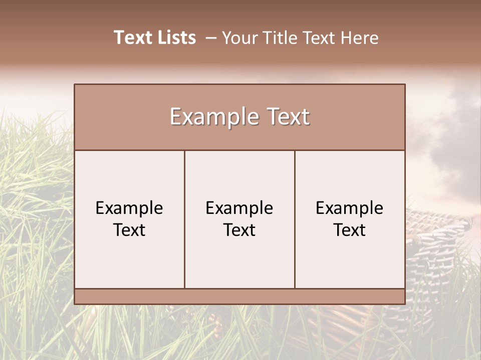 Agriculture Evening Growth PowerPoint Template