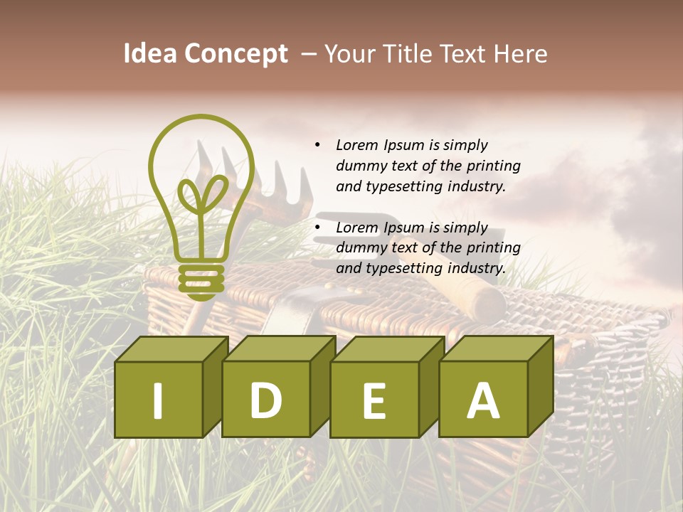 Agriculture Evening Growth PowerPoint Template