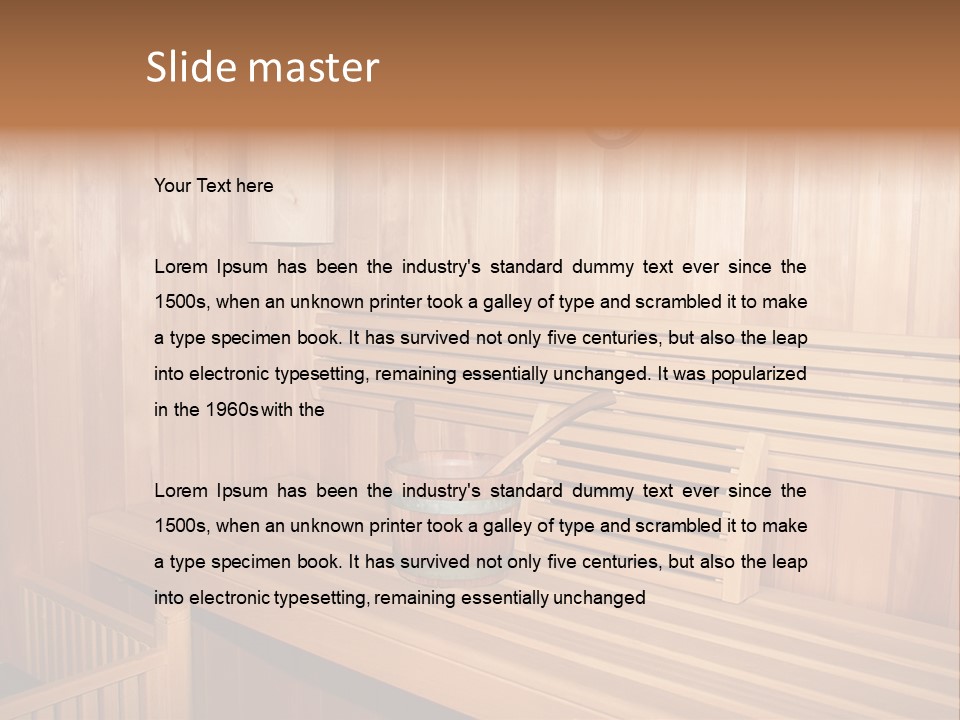 Health Care Relaxation Steam PowerPoint Template