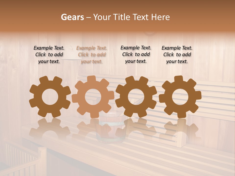 Health Care Relaxation Steam PowerPoint Template