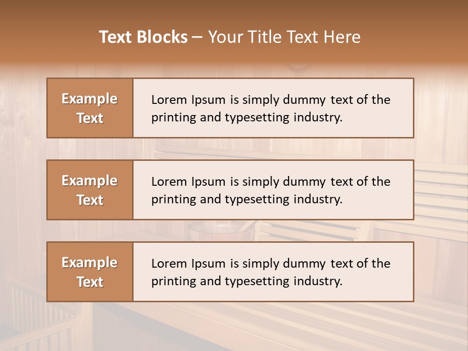 Health Care Relaxation Steam PowerPoint Template