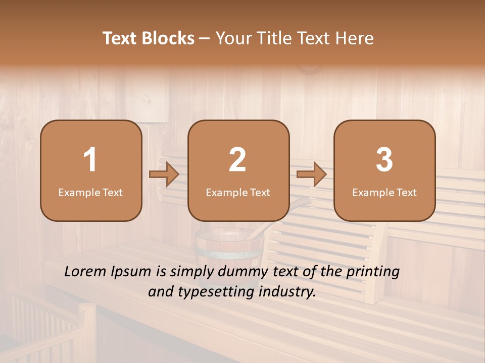 Health Care Relaxation Steam PowerPoint Template