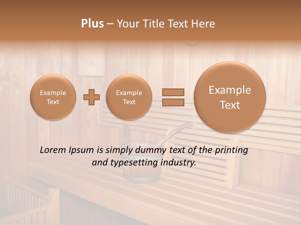 Health Care Relaxation Steam PowerPoint Template