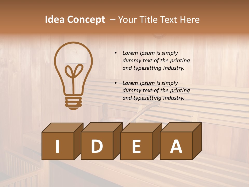 Health Care Relaxation Steam PowerPoint Template