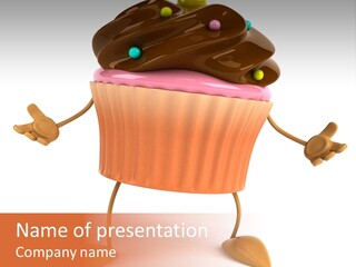 Doughnut Cake Party PowerPoint Template