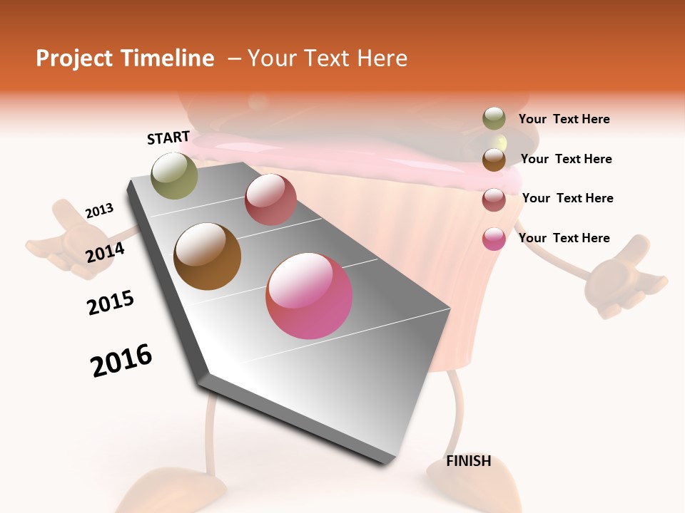 Doughnut Cake Party PowerPoint Template