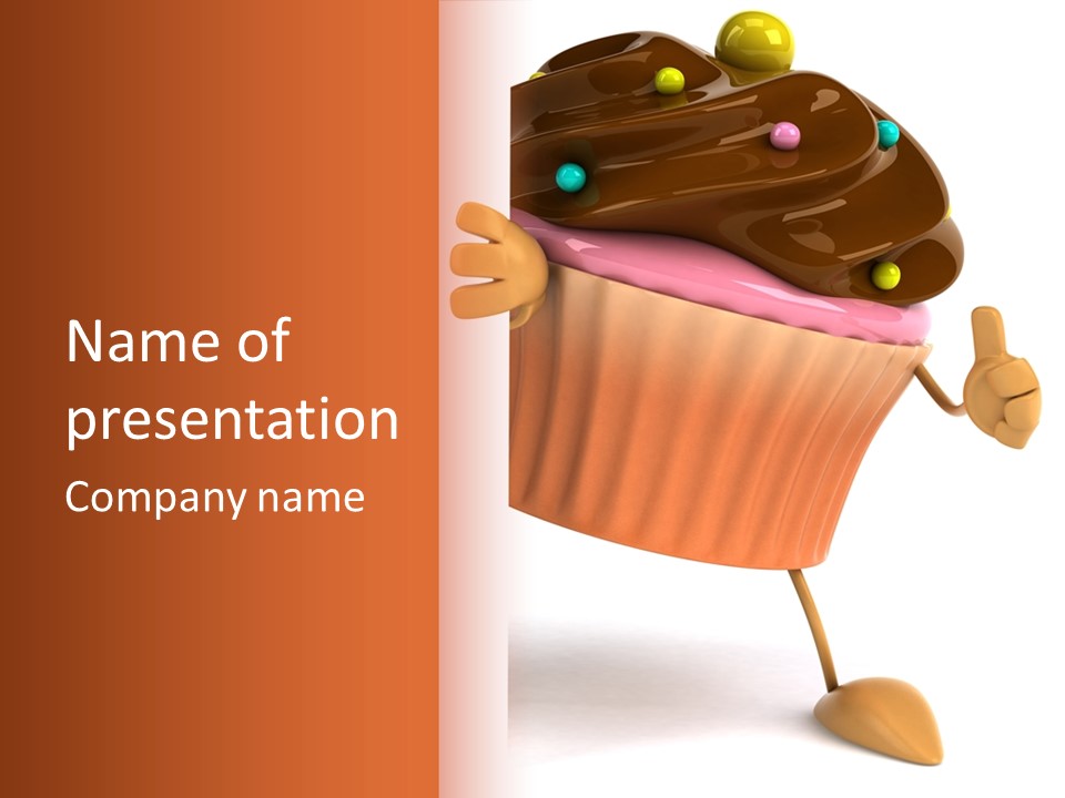 Illustration Nutrition American PowerPoint Template