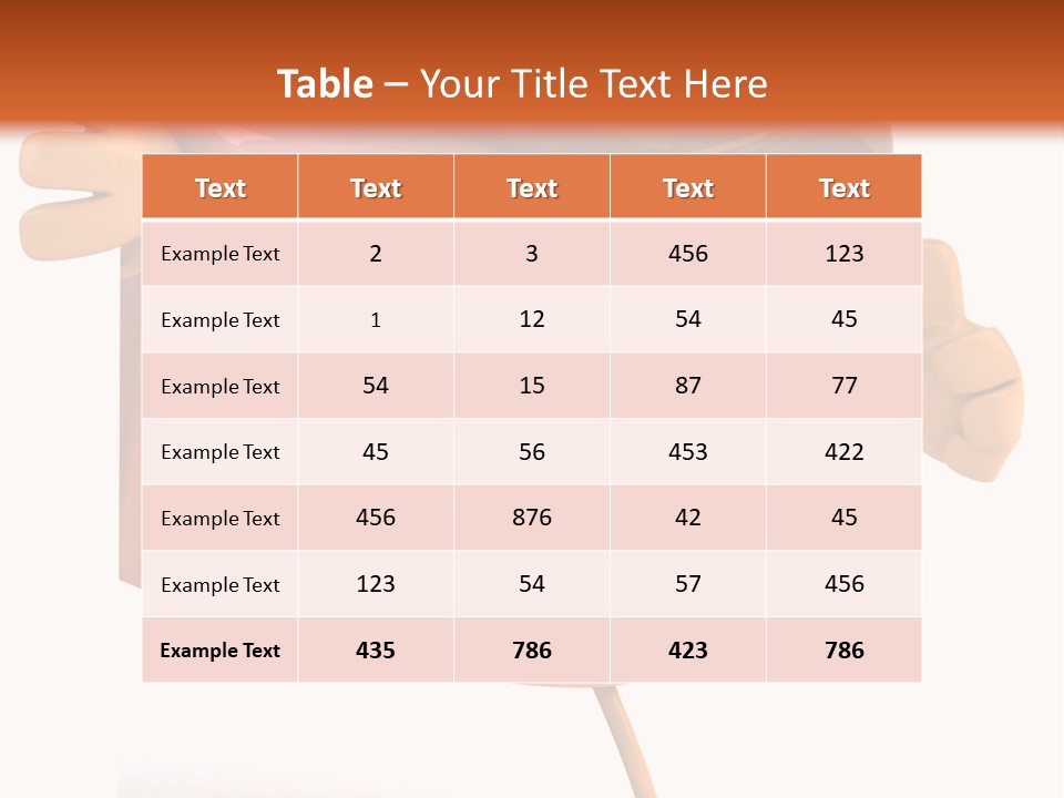 Illustration Nutrition American PowerPoint Template
