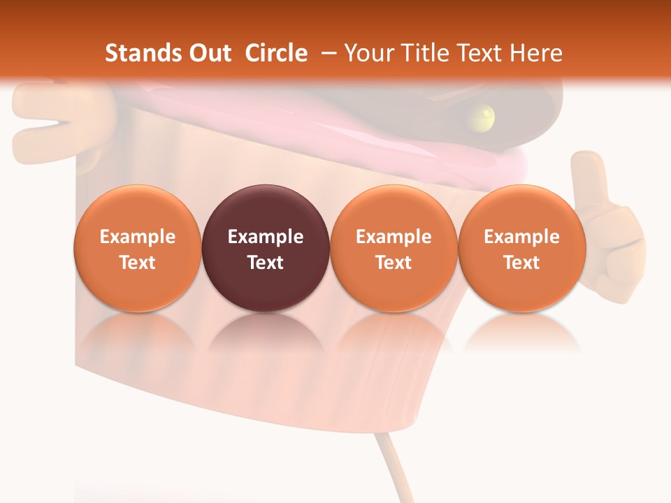 Illustration Nutrition American PowerPoint Template