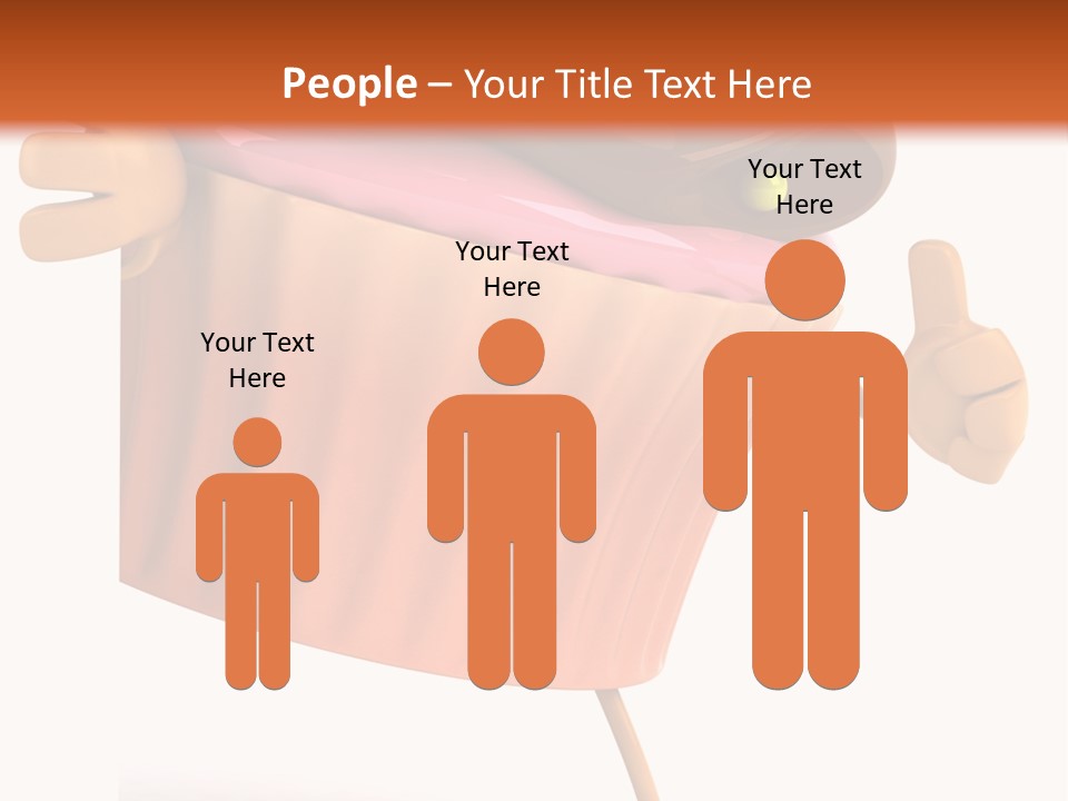 Illustration Nutrition American PowerPoint Template