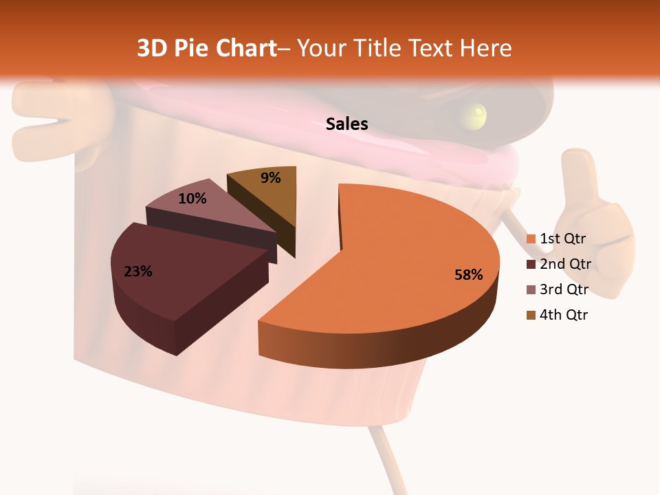 Illustration Nutrition American PowerPoint Template