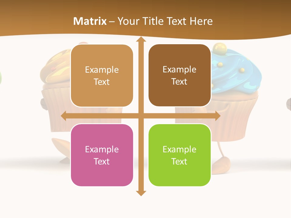 Cream Dessert American PowerPoint Template