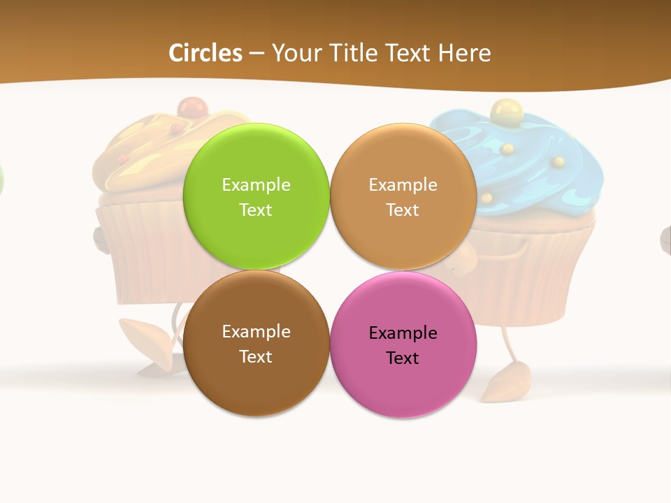Cream Dessert American PowerPoint Template