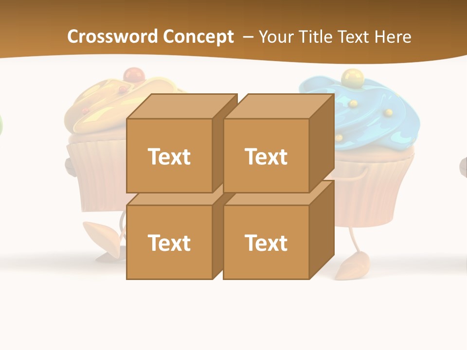 Cream Dessert American PowerPoint Template