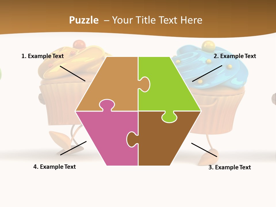 Cream Dessert American PowerPoint Template